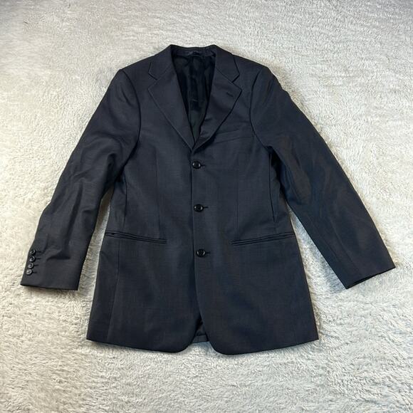 Naldini Italian hand tailored suit super 150 wool 30x28 Short - Picture 3 of 15